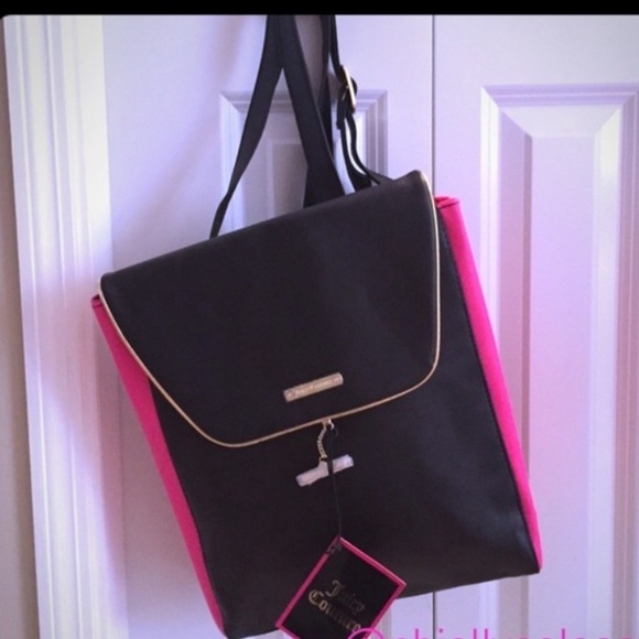 NWT Juicy Couture Black&Pink Backpack